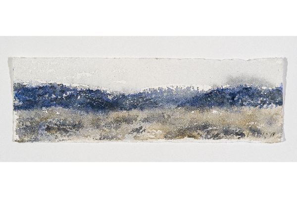 Making Space XXXIII, watercolour on Saint Armand, 11x3 in.